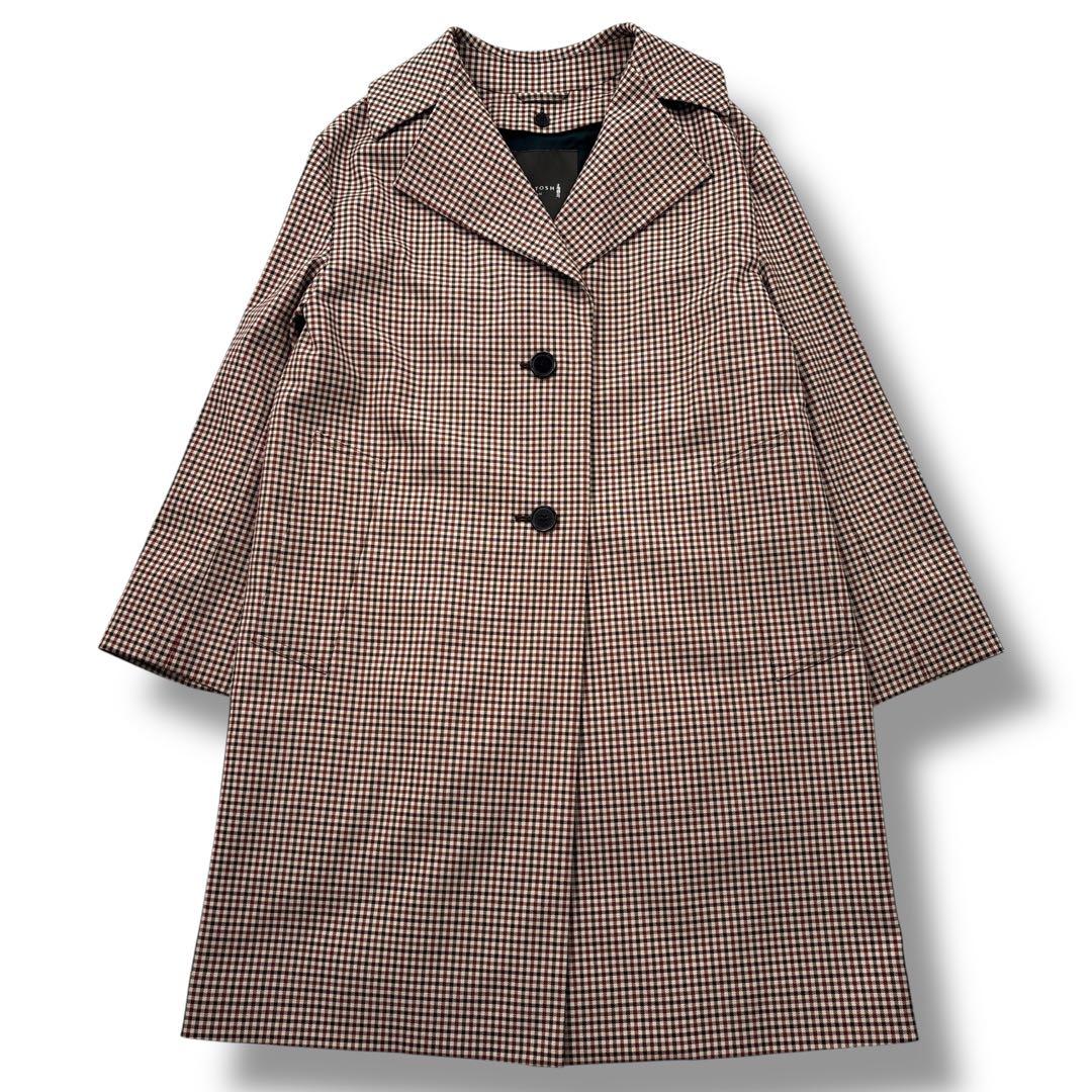 極美品】マッキントッシュロンドン トレンチコート　ロング　チェック　ライナー