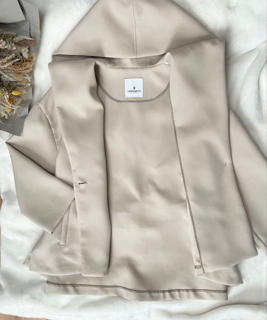 【ほぼ新品】モラビト/MORABITOスプリングコート