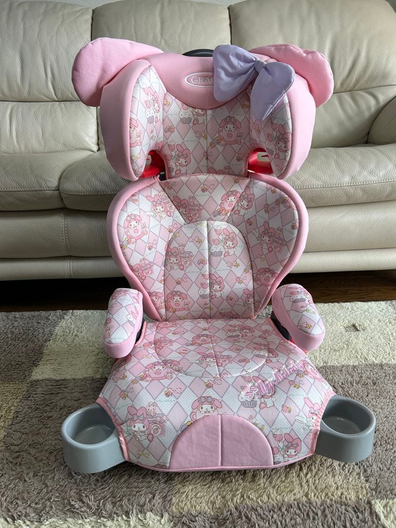 りんご【美品】グレコ　ジュニア　チャイルドシート　マイメロ