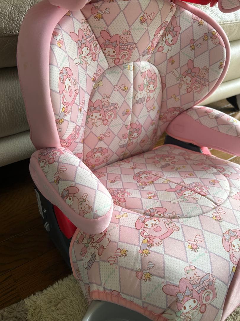 りんご【美品】グレコ　ジュニア　チャイルドシート　マイメロ