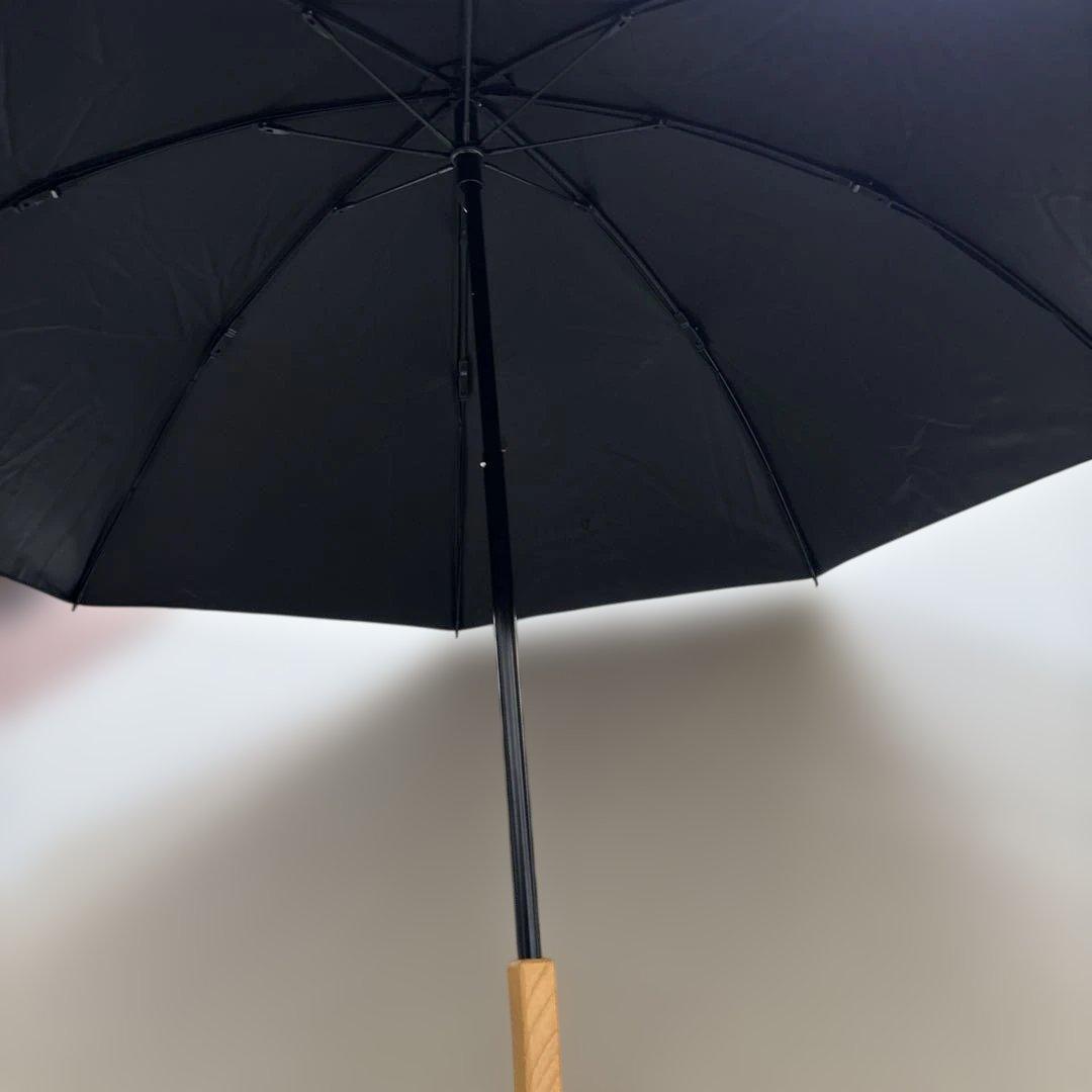 サンバリア　折りたたみ日傘　２段折 / 無地　ブラック