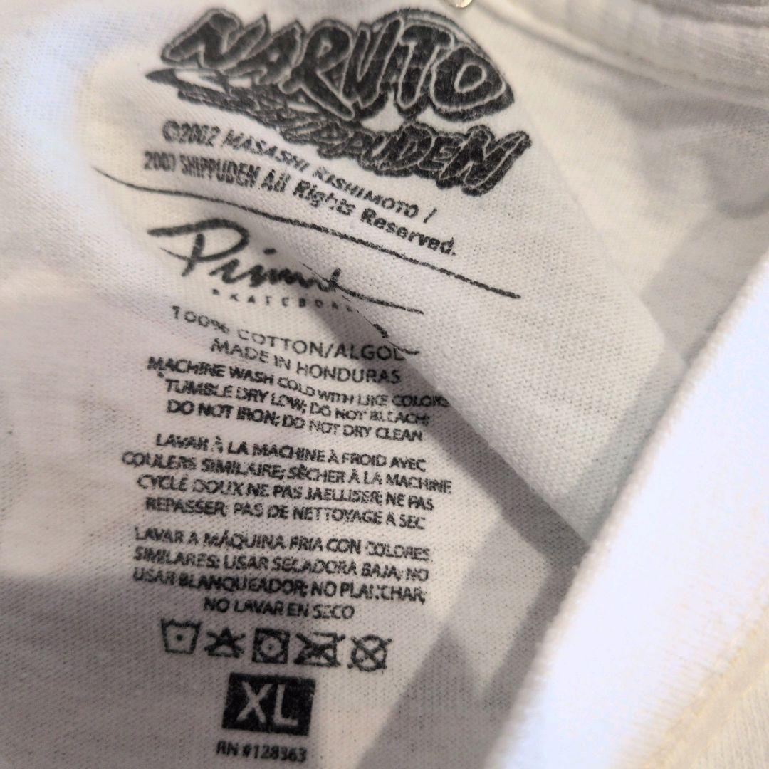 激レア　マイト・ガイ　Tシャツ　ナルト　プリミティブ　白　XL
