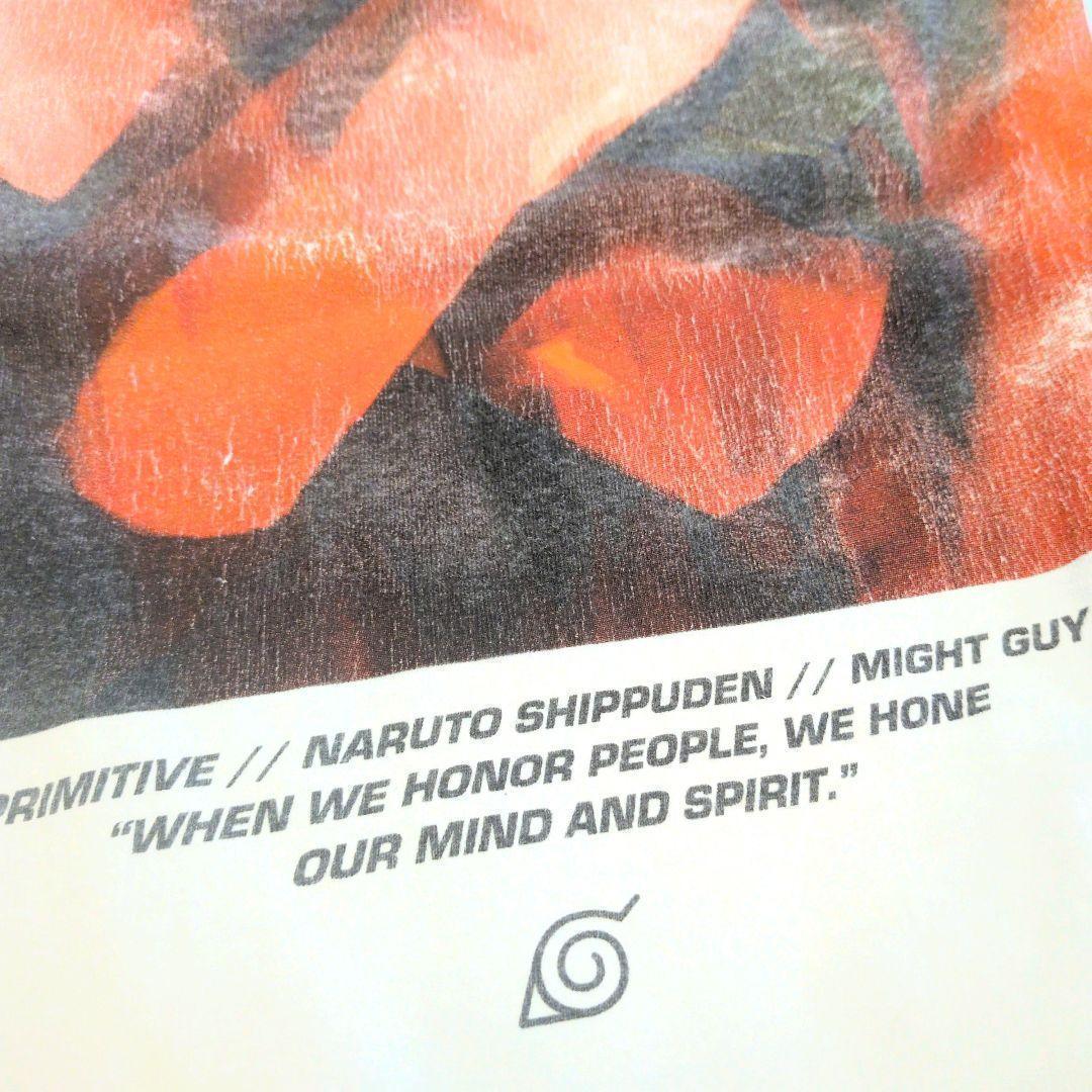 激レア　マイト・ガイ　Tシャツ　ナルト　プリミティブ　白　XL