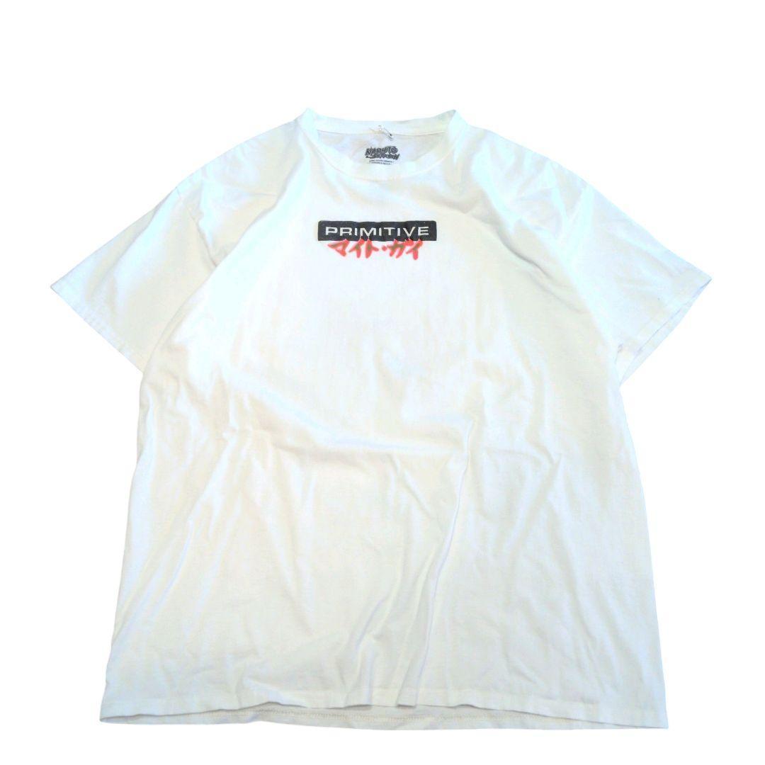激レア　マイト・ガイ　Tシャツ　ナルト　プリミティブ　白　XL