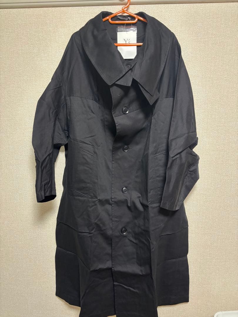 新品未着用　ワイズ　YB-C80-002-3-01 ロングコート　ブラック