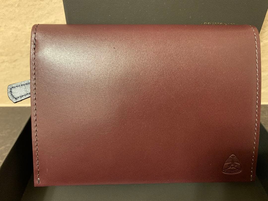 【新品】FUJI TAKA　折財布　牛革　ワイン色　3.85万円