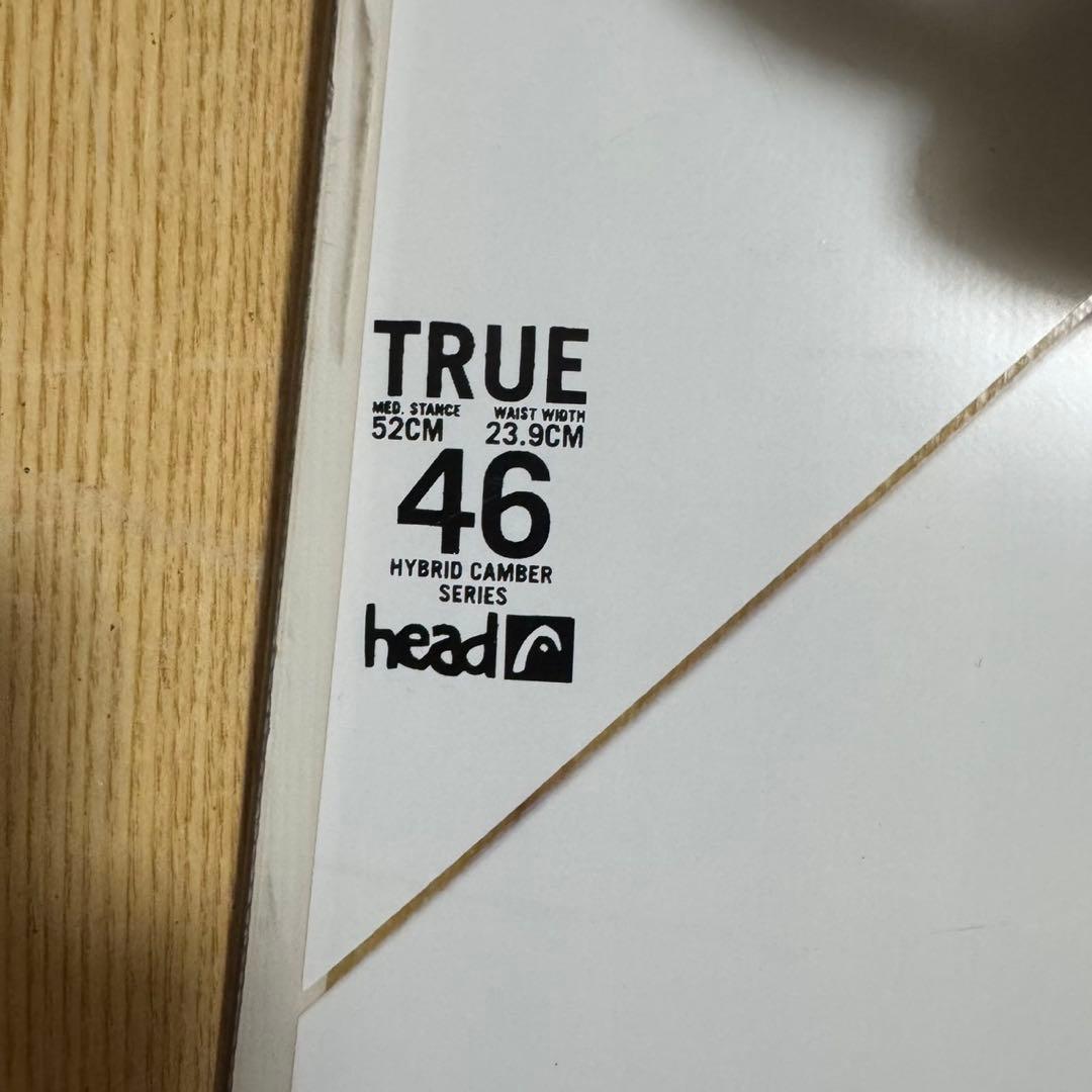 HEAD　ヘッド　TRUE　メンズスノーボード3点セット　ハイブリッドキャンバー