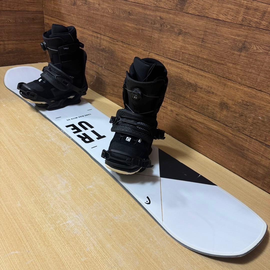 HEAD　ヘッド　TRUE　メンズスノーボード3点セット　ハイブリッドキャンバー