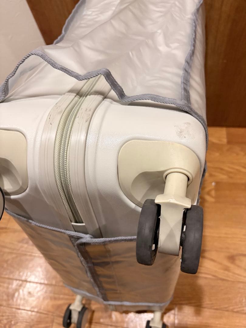 ノリッコ　プレミアム　乗れる　キャリーケース　スーツケース　グレージュ　カバー付