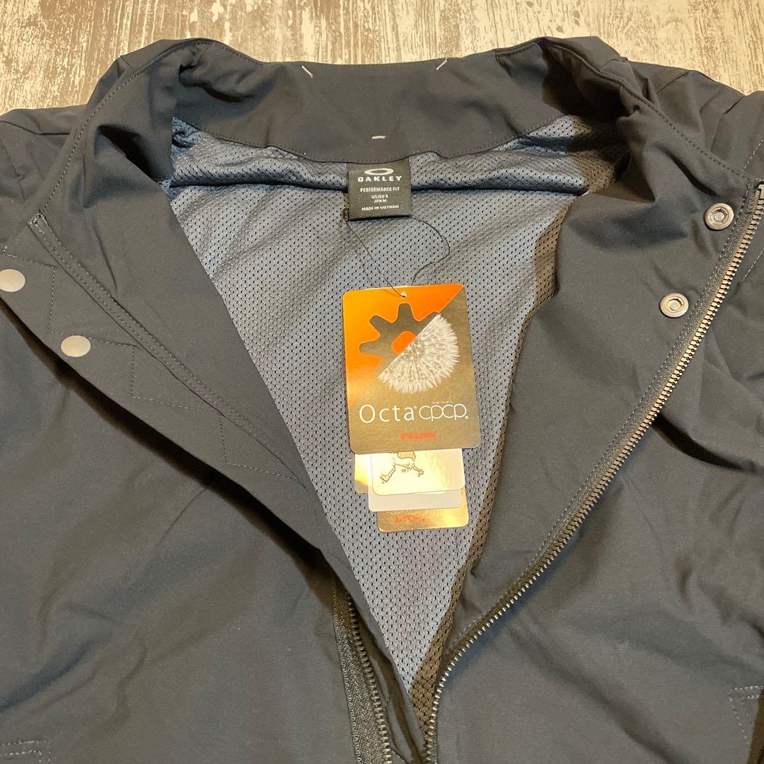 オークリー スカル　ゴルフウェア　ジャケット　ブルゾン　Mサイズ　ブラック