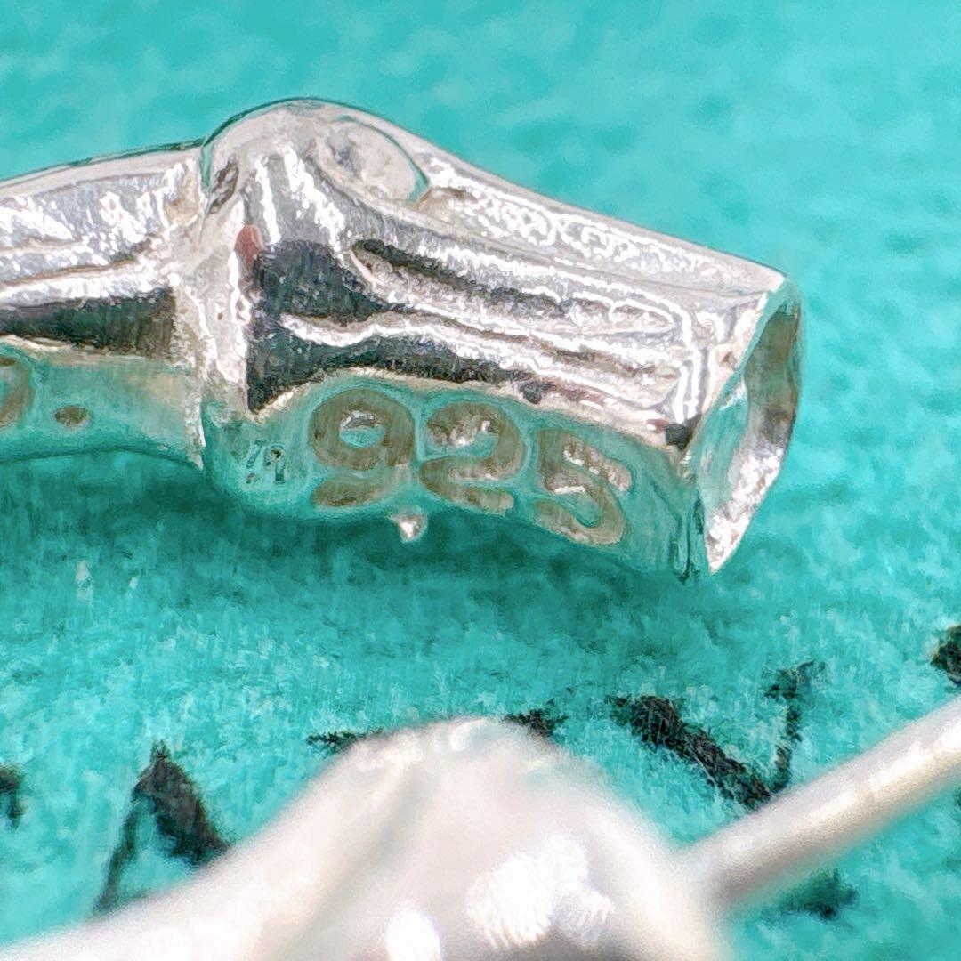 極美品 オールドティファニー バンブー スモール ピアス 片耳 シルバー925