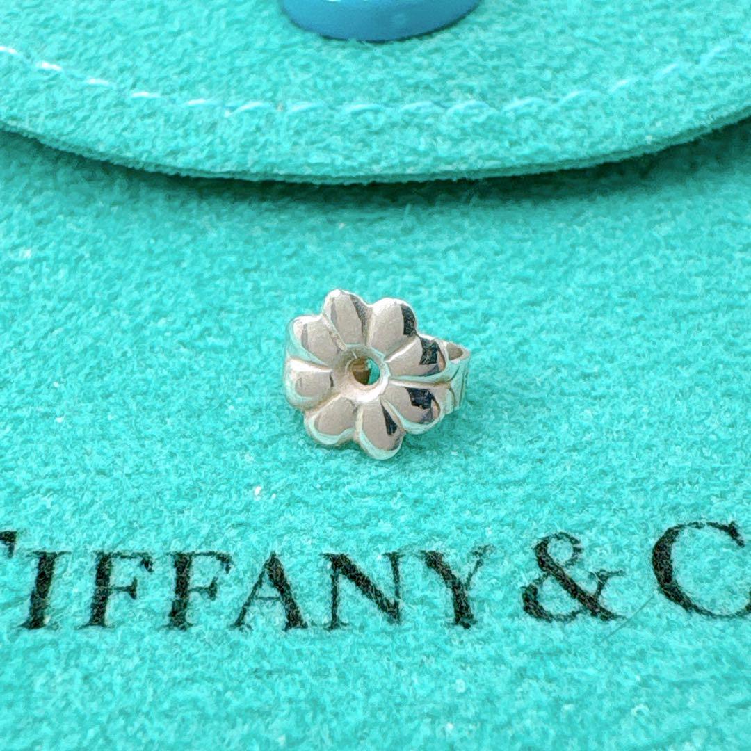 極美品 オールドティファニー バンブー スモール ピアス 片耳 シルバー925