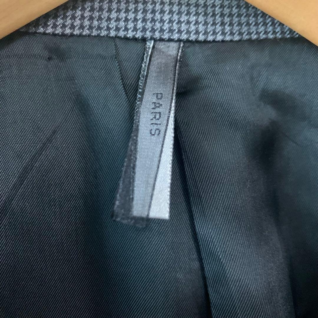 Dior homme ダークグレーHoundstoothセットアップ　スーツ