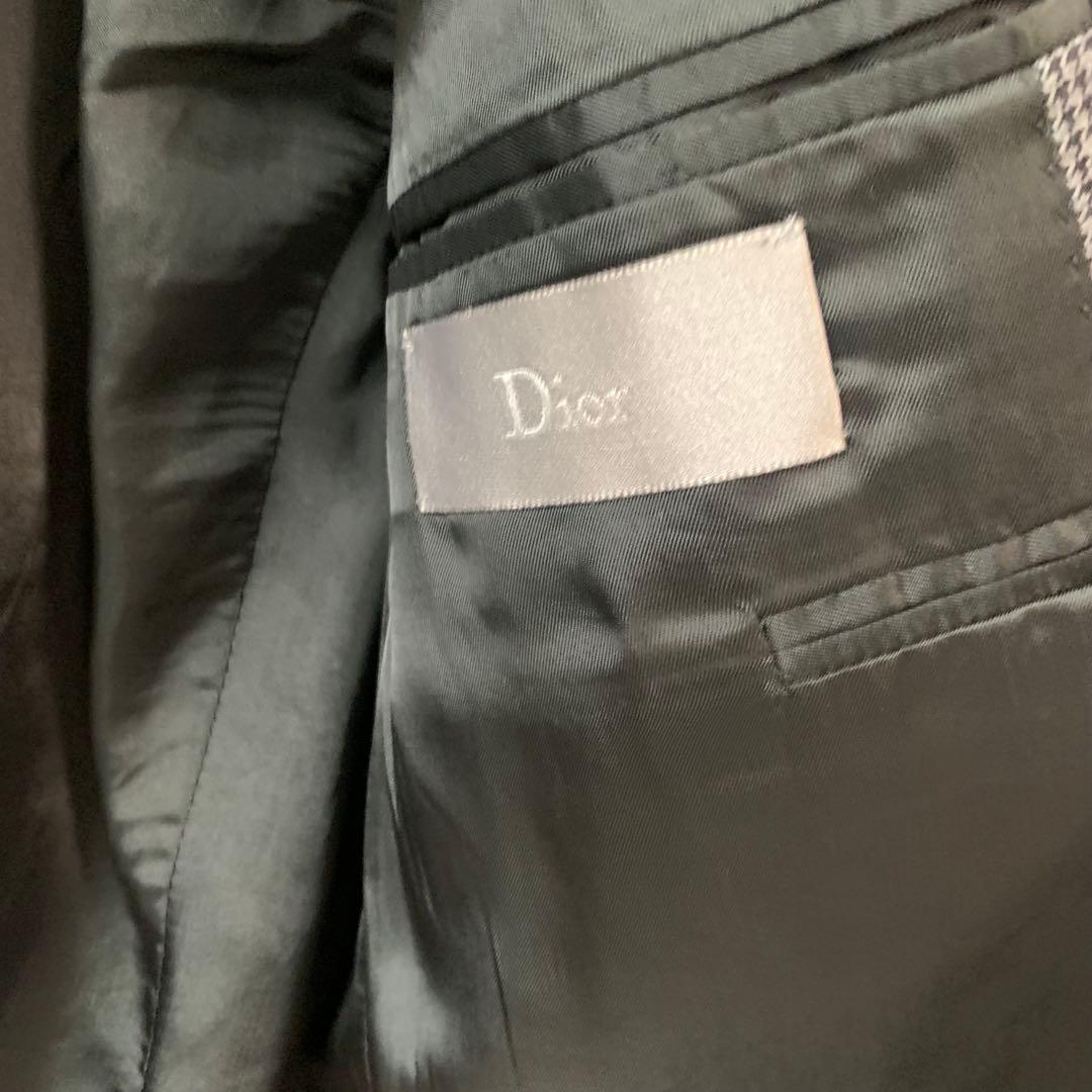 Dior homme ダークグレーHoundstoothセットアップ　スーツ