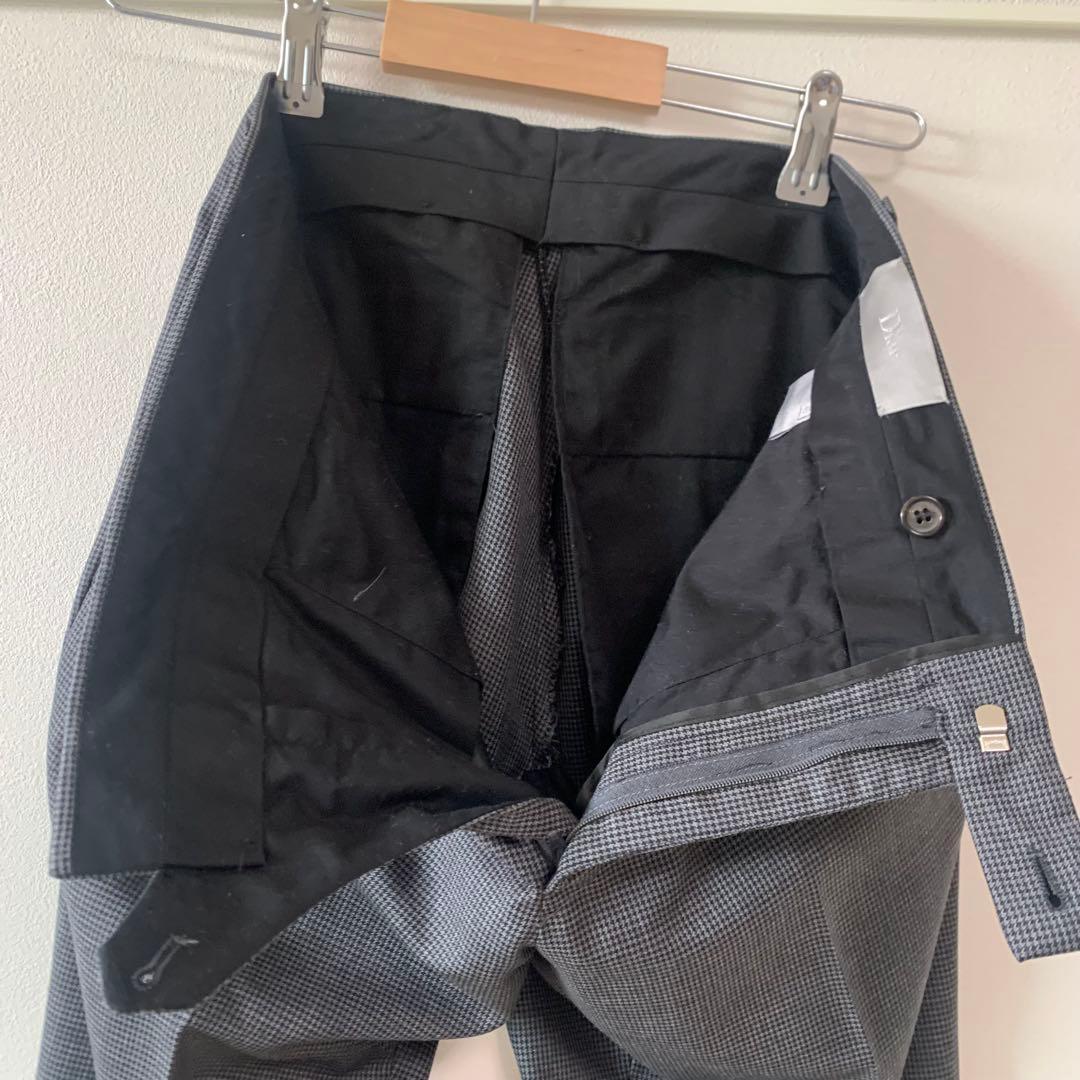 Dior homme ダークグレーHoundstoothセットアップ　スーツ