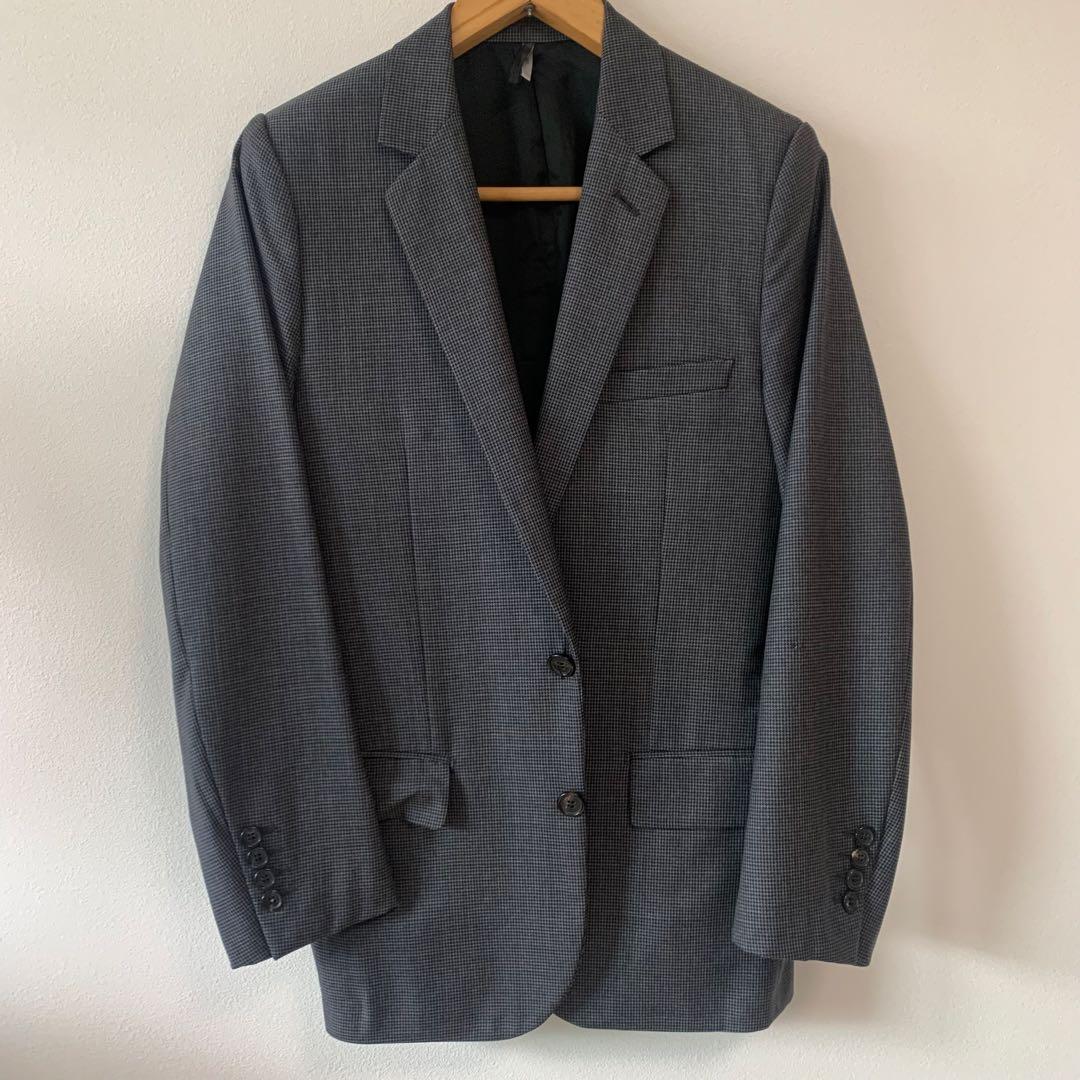 Dior homme ダークグレーHoundstoothセットアップ　スーツ