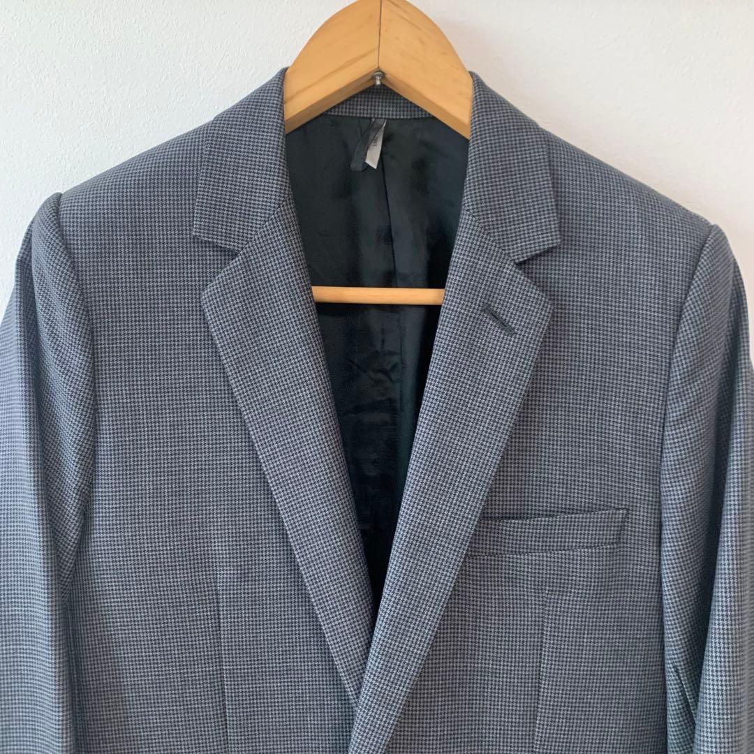 Dior homme ダークグレーHoundstoothセットアップ　スーツ