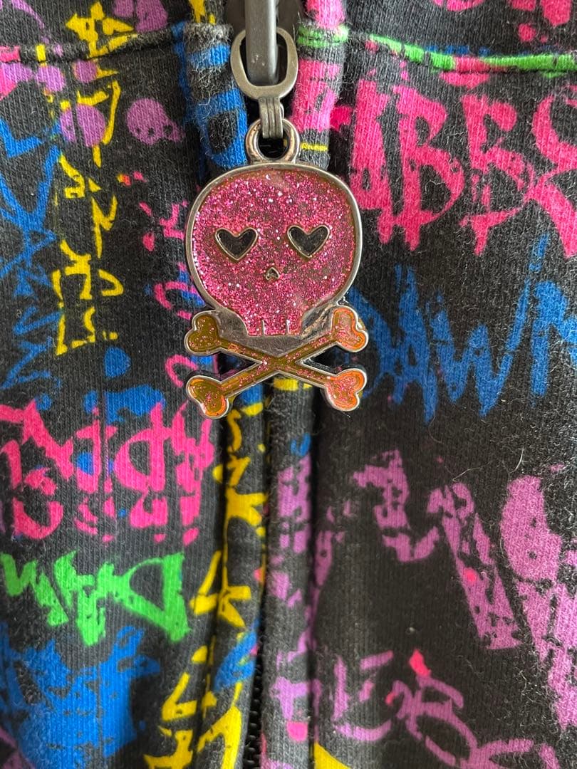 初期モデル/Abbey Dawn グラフィティプリント パーカー M