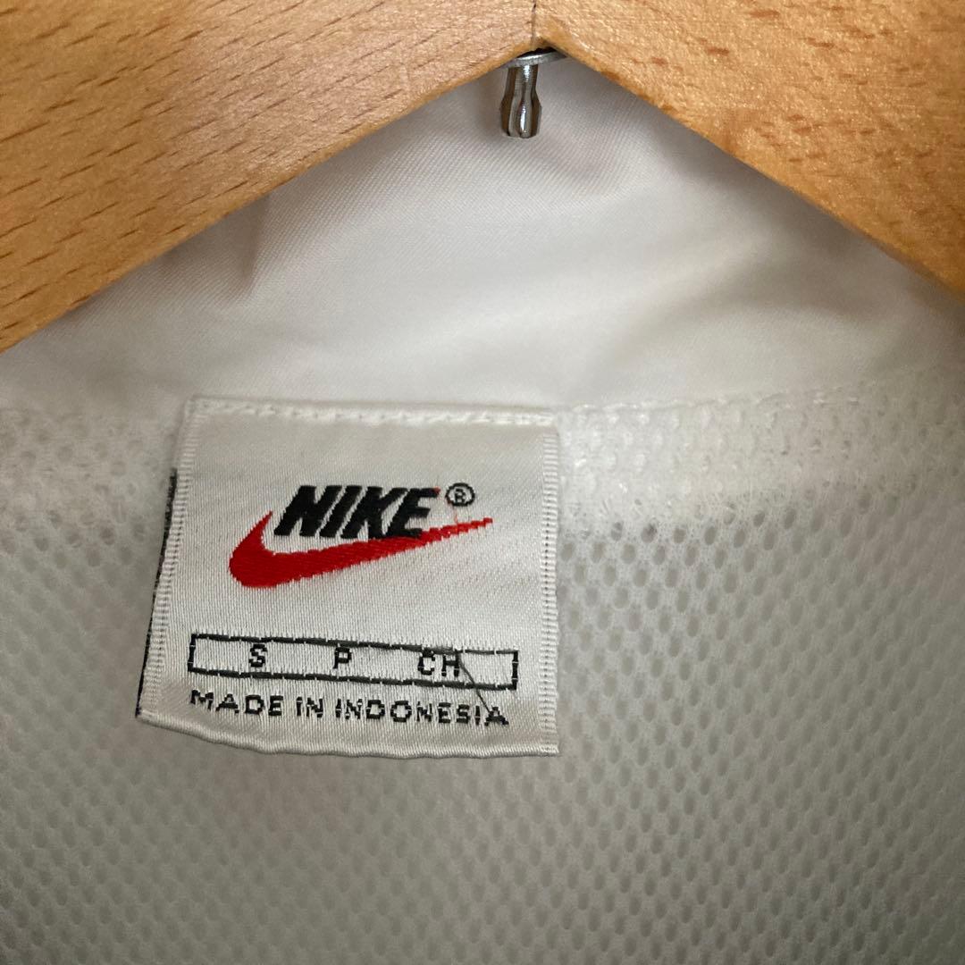 激レア‼︎90s銀ダク白タグNIKEテニスロゴナイロンジャケットウインドブレーカー