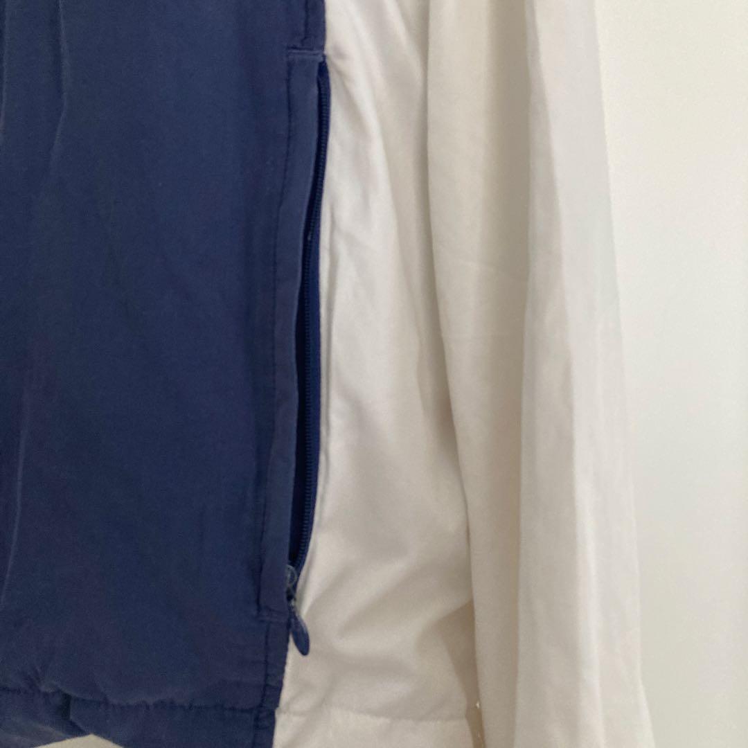 激レア‼︎90s銀ダク白タグNIKEテニスロゴナイロンジャケットウインドブレーカー