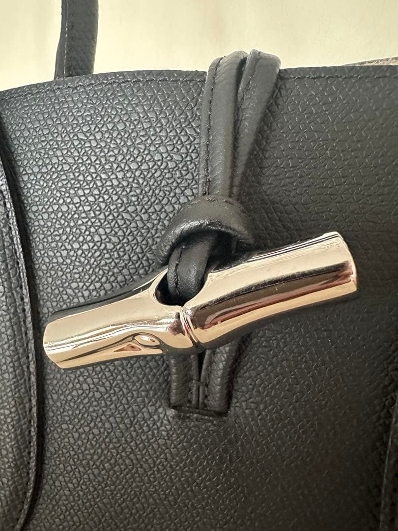 ロンシャンレザーバッグ大