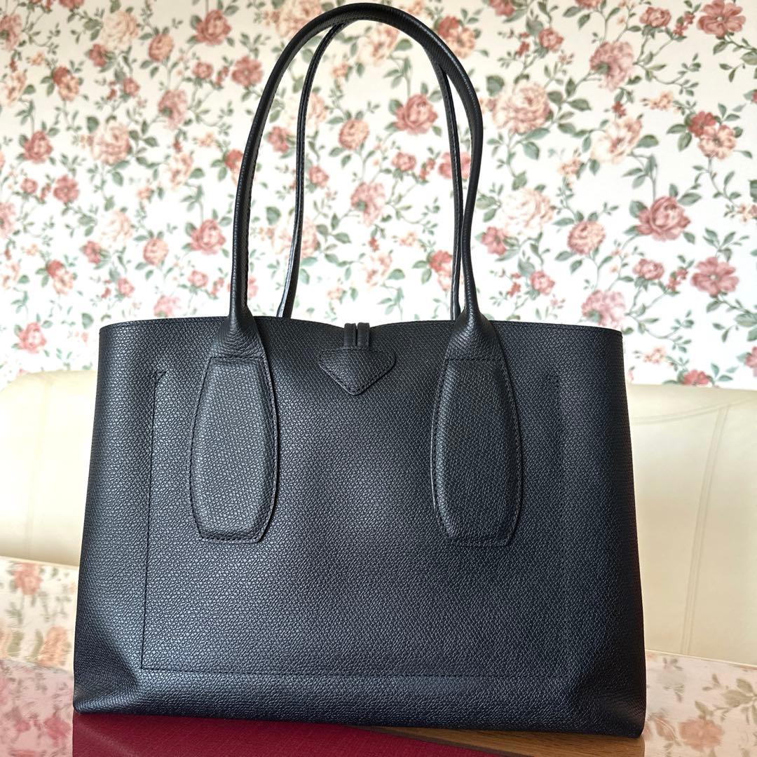 ロンシャンレザーバッグ大