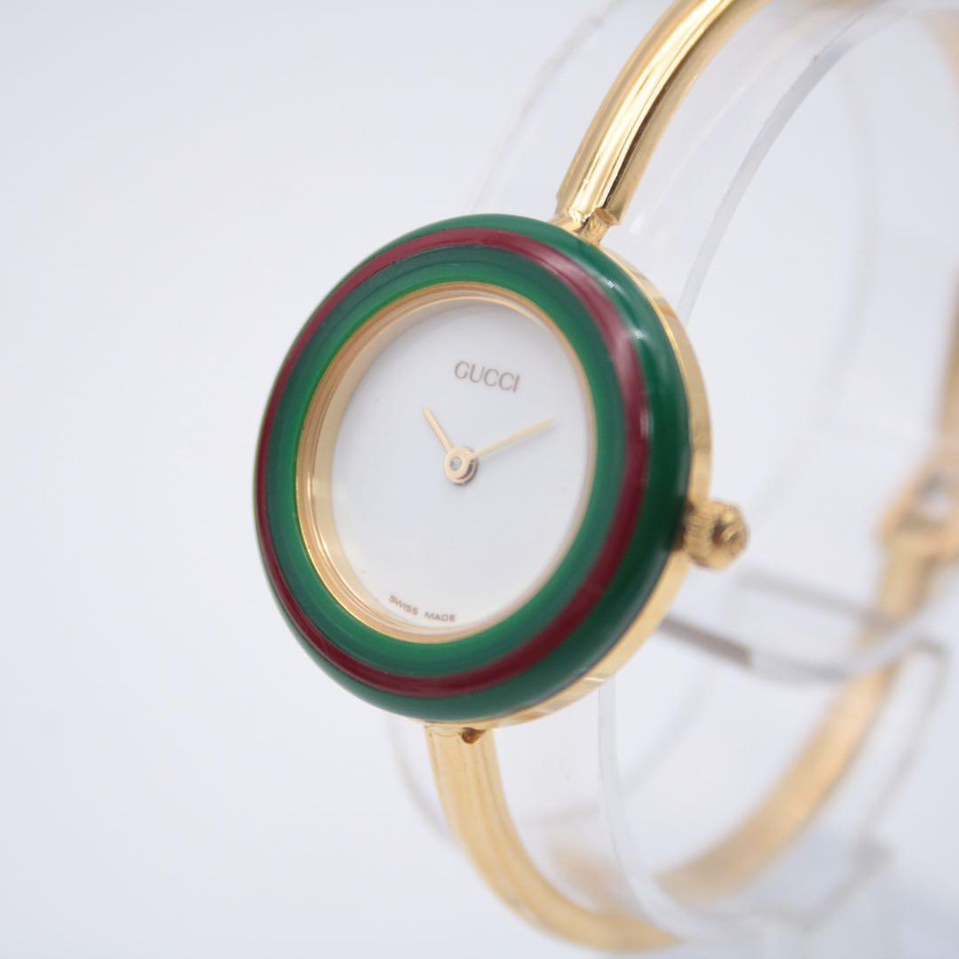 稼働 GUCCI グッチ 腕時計 チェンジベゼル 9色 11/12.2 箱付