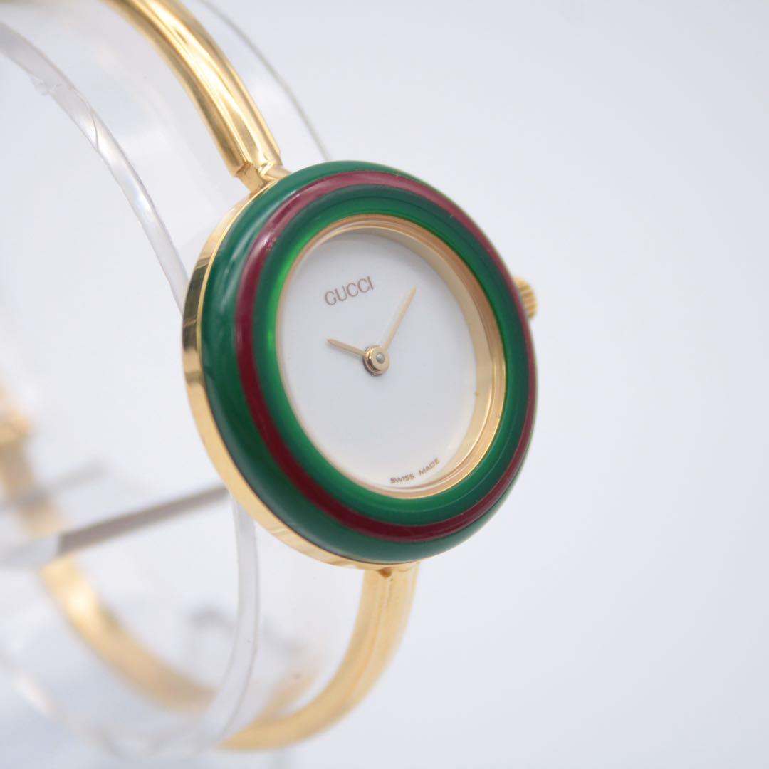 稼働 GUCCI グッチ 腕時計 チェンジベゼル 9色 11/12.2 箱付