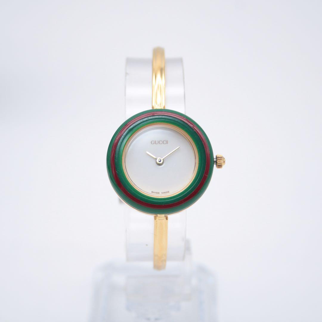 稼働 GUCCI グッチ 腕時計 チェンジベゼル 9色 11/12.2 箱付