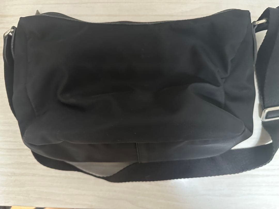 Aquascutum 黒 ショルダーバッグ