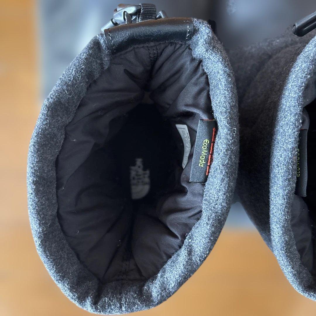 ザ・ノースフェイス ヌプシ ブーティウールV ショート スノーブーツ チャコール