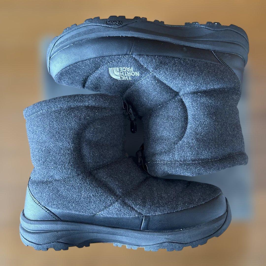 ザ・ノースフェイス ヌプシ ブーティウールV ショート スノーブーツ チャコール