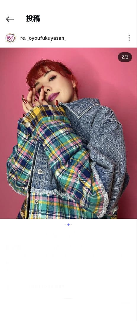 仲里依紗RE.　デニムジャケット