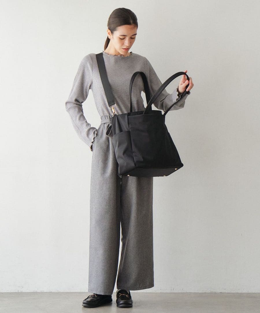 無重力トートバッグ Afternoon tea ブラック