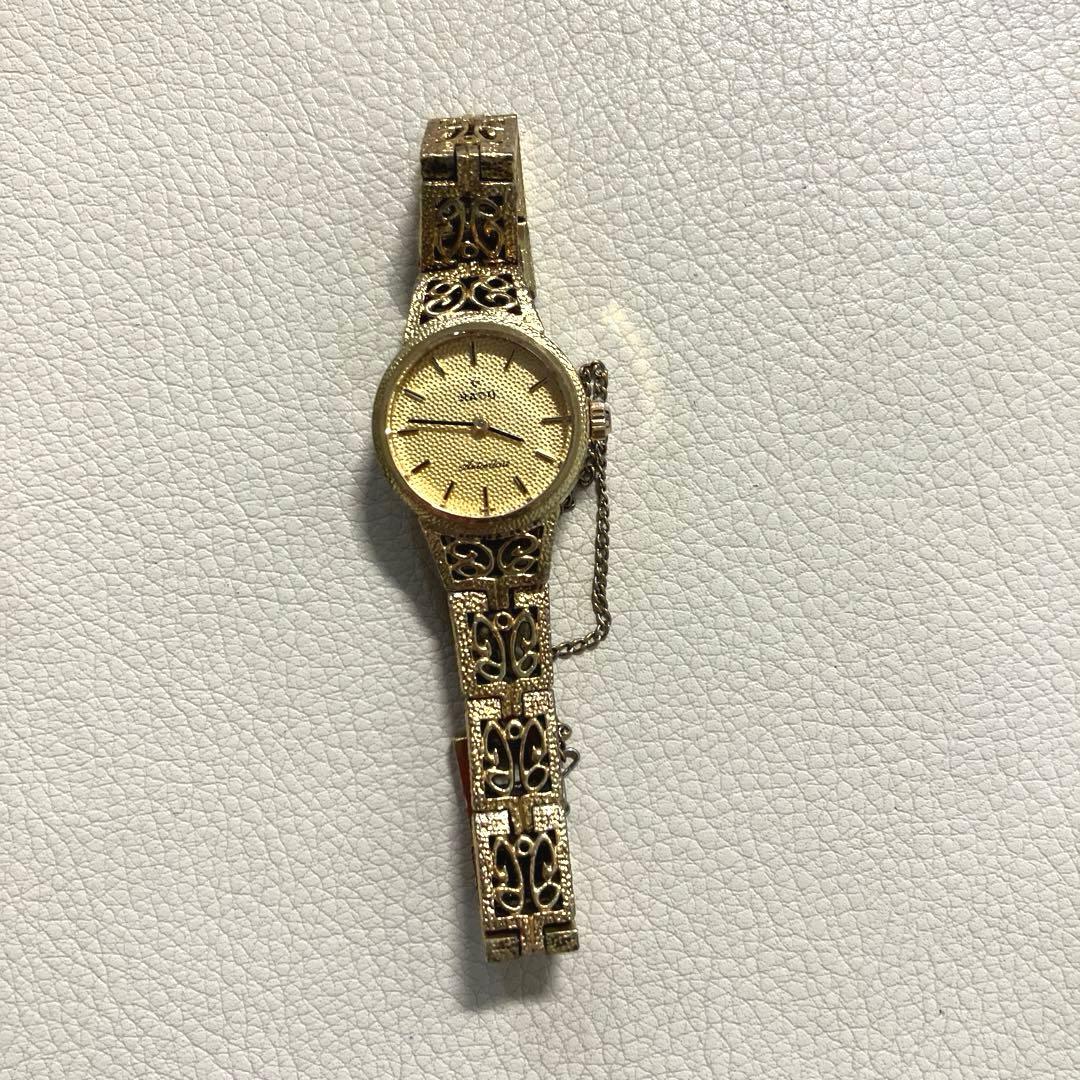 ホ*》様 アンティーク腕時計　RADO レディース　ブレスレット　手巻き　金色