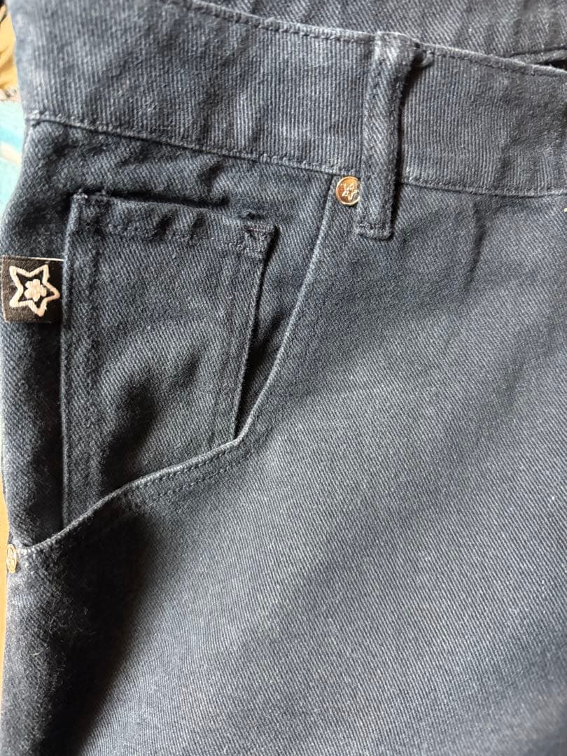 starteam スターチーム double knee デニム ネイビー 32