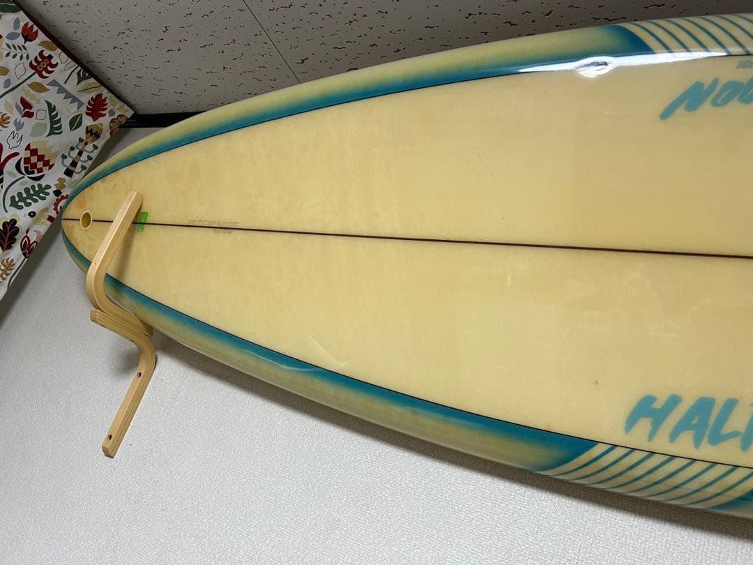 HALF MOON サーフボード ツインフィン系 クラシックデザイン【状態良好】