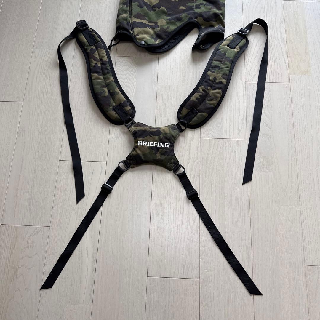 ブリーフィング CR-4 スタンドキャディバック　ウッドランドカモ　廃盤品