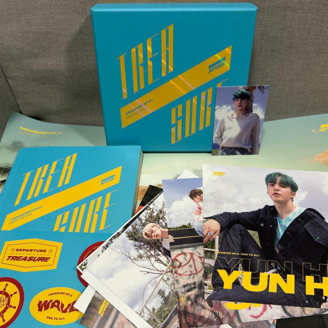 ATEEZ TREASURE EP.3 One To All ユノ トレカ