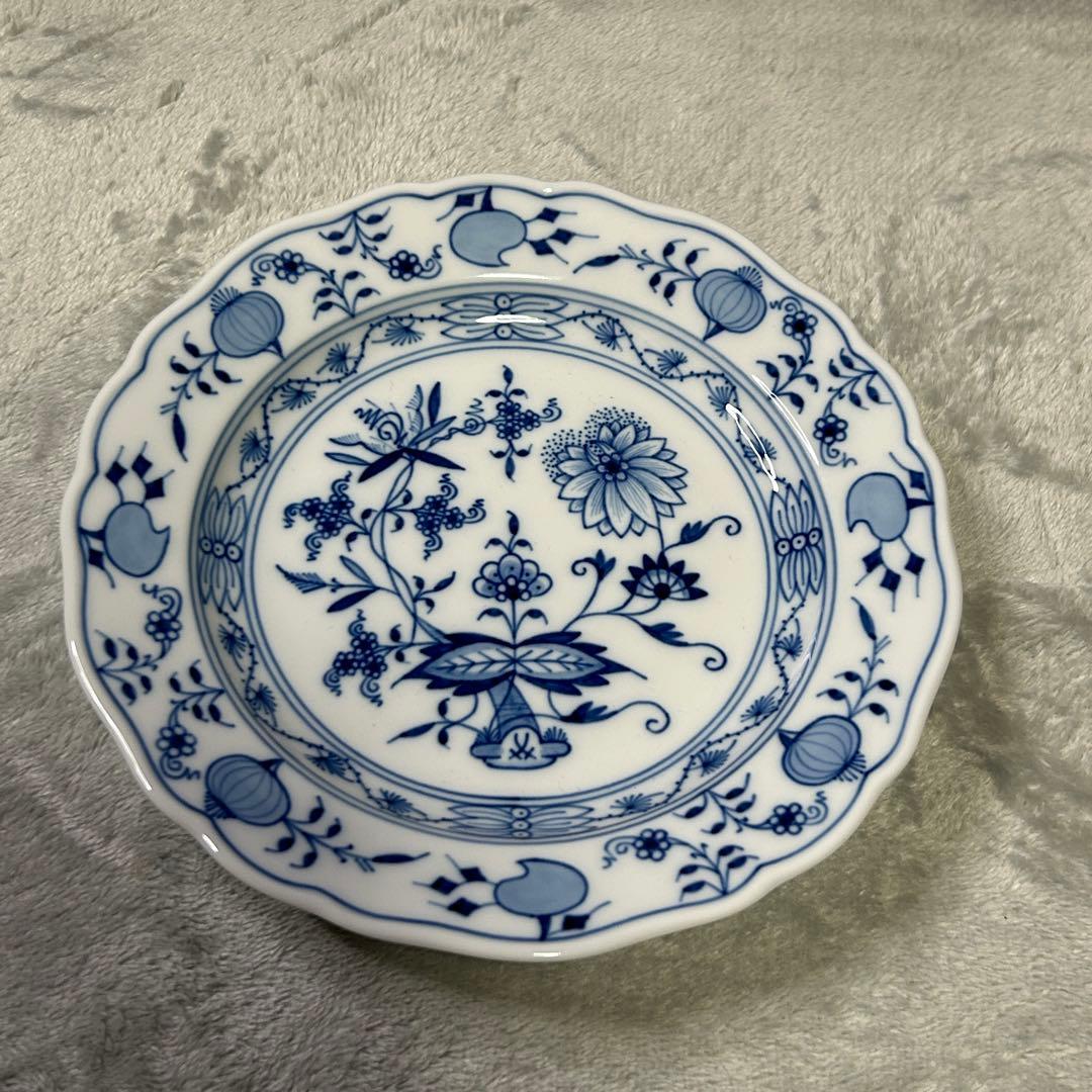 【新品未使用】マイセン ブルーオニオン プレート 18cm 2枚