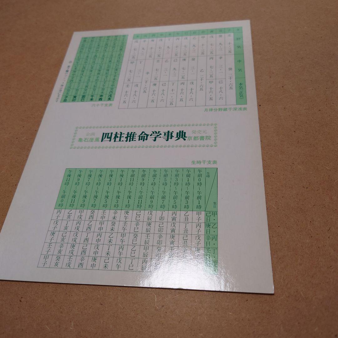 増補　四柱推命学事典　亀石厓風 著