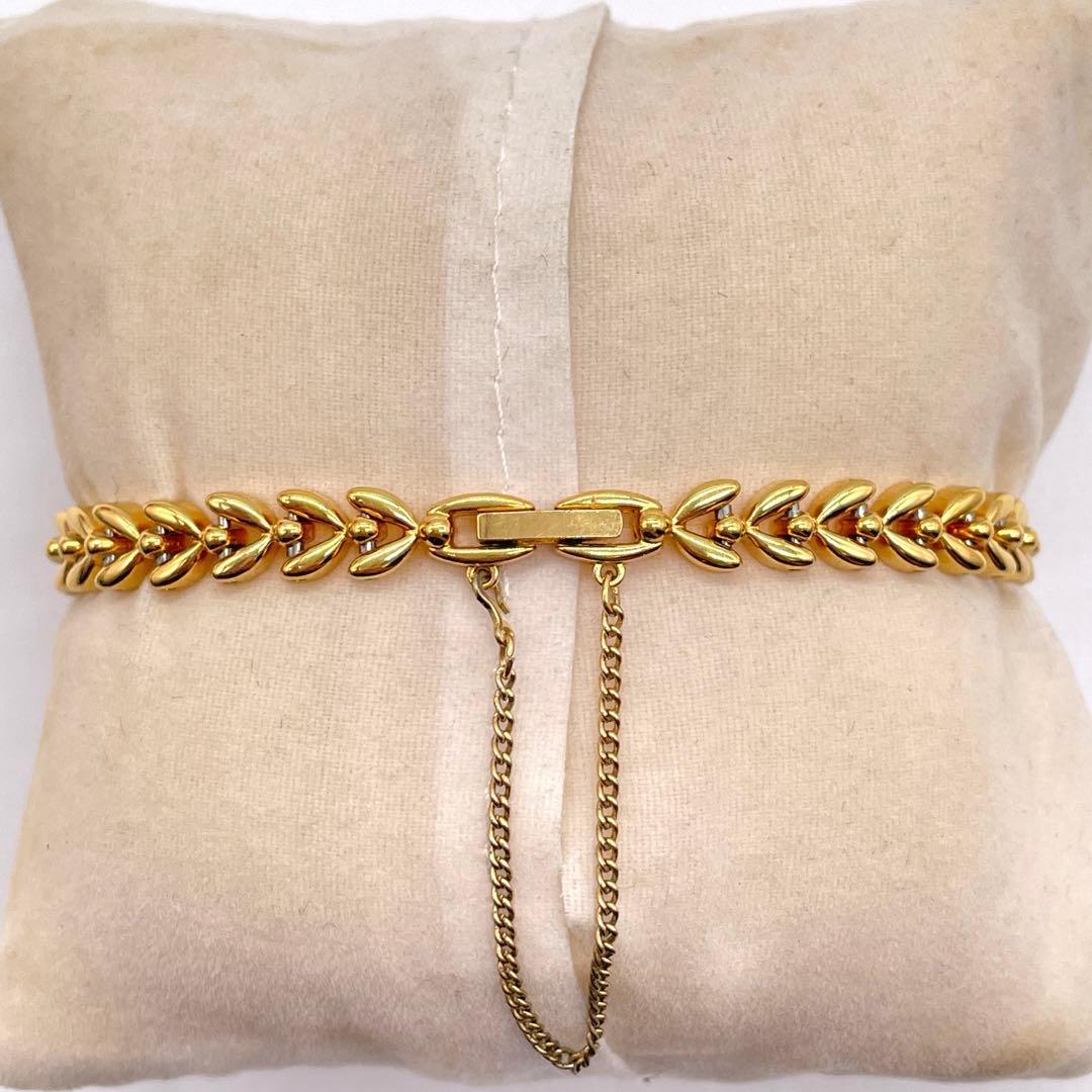 ◆SEIKO 腕時計◆動作品 セイコー ゴールドカラー ストーン ブレス