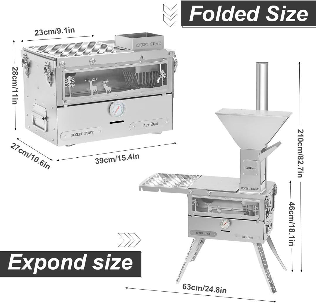 オーブン付きペレットストーブ 自動供給システム6時間燃焼