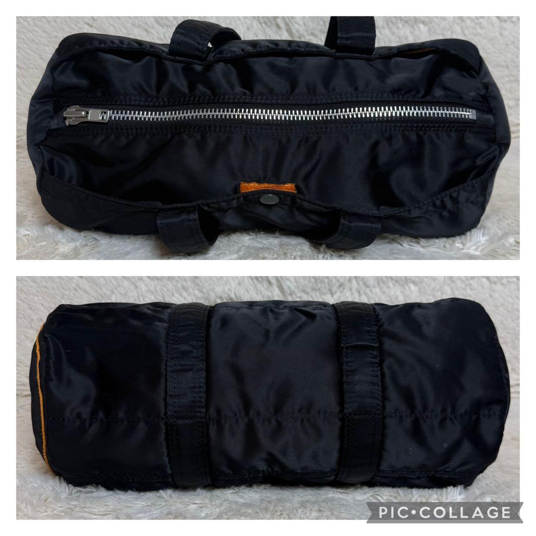 美品　PORTER　ポーター　タンカー　ミニボストンバッグ　Lサイズ　ブラック