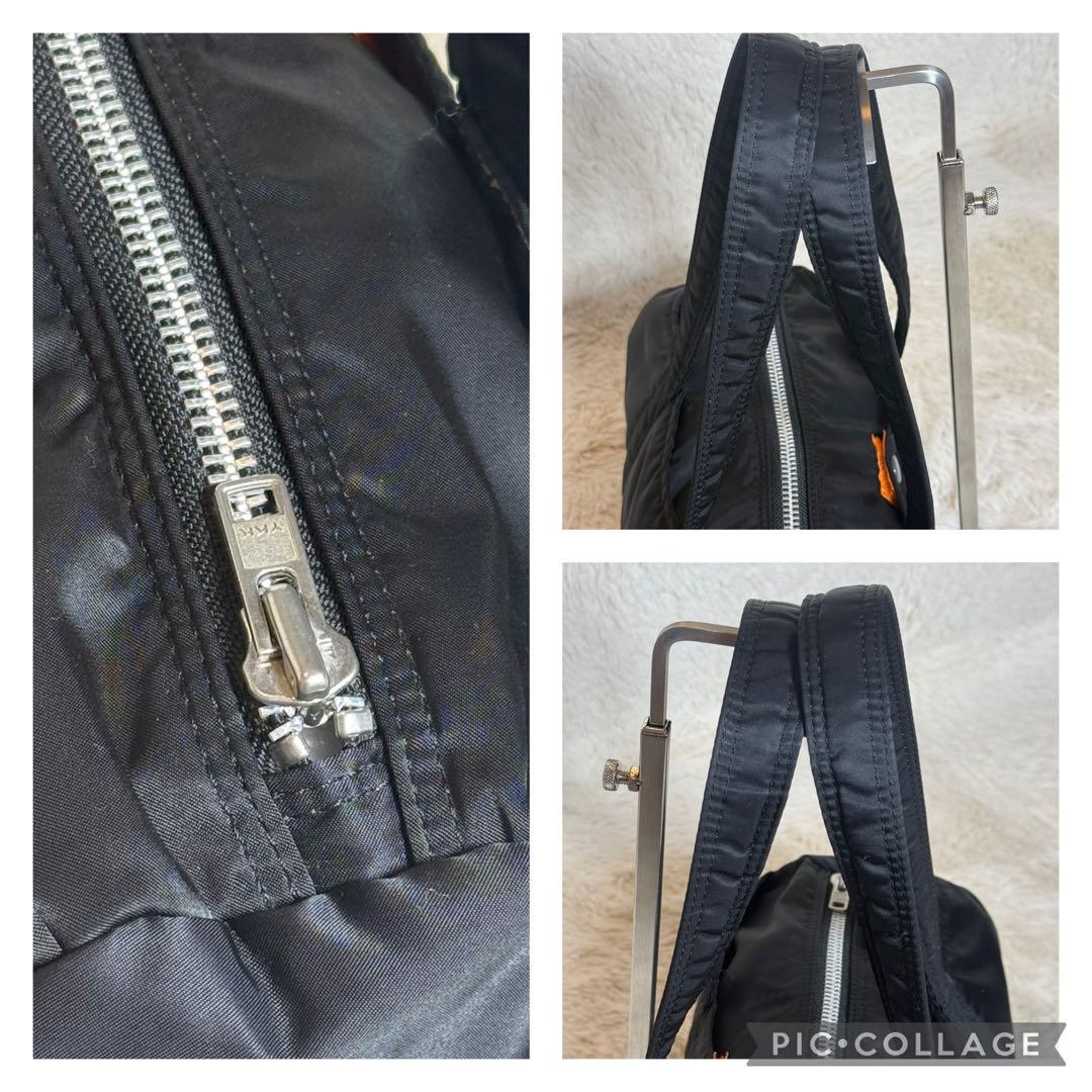 美品　PORTER　ポーター　タンカー　ミニボストンバッグ　Lサイズ　ブラック