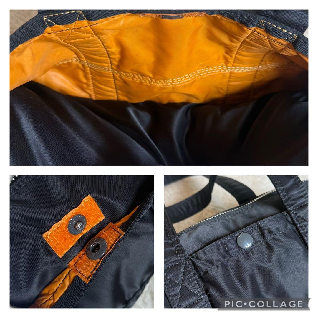 美品　PORTER　ポーター　タンカー　ミニボストンバッグ　Lサイズ　ブラック