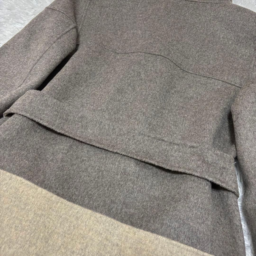 【極美品】マックスマーラウィークエンド リバーシブル ベルテッドリバーコート