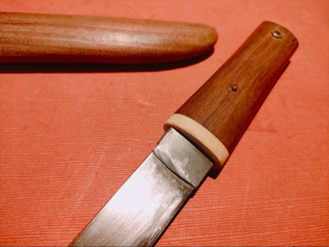 ま*4様 残欠刀 合法サイズに切断済 アウトドア キャンプ 工作ナイフに