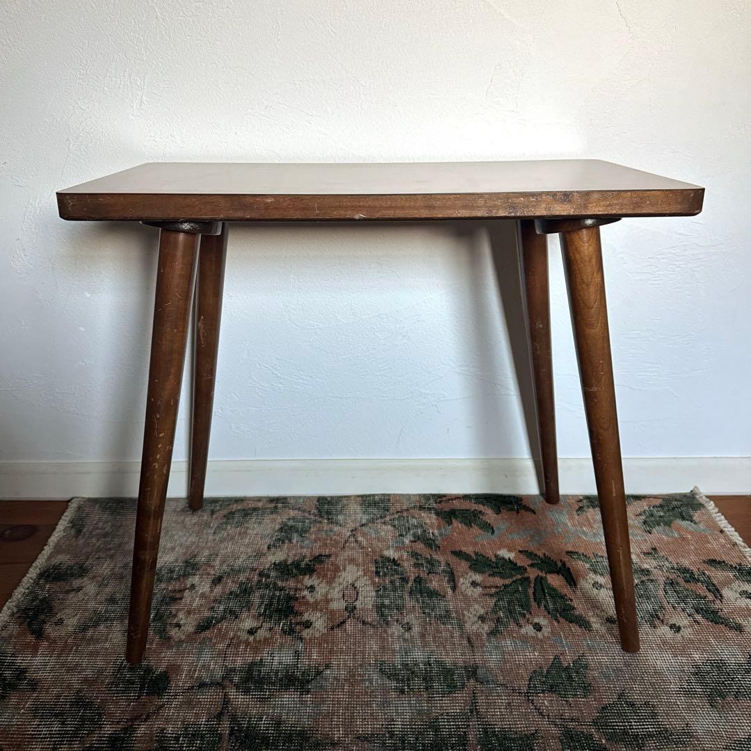 イギリスアンティーク　コーヒーテーブル　木製サイドテーブル　イギリスヴィンテージ