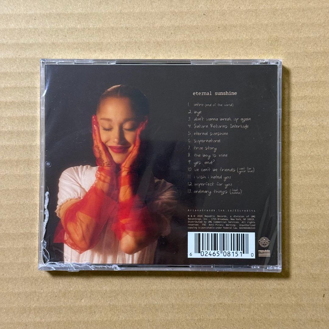 Ariana Grande eternal sunshineサイン入り